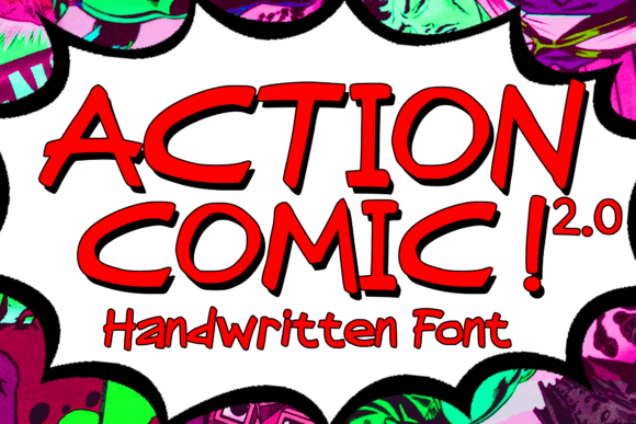 Action Comic 2.0: A Dynamic Handwritten Font for Modern Web Design