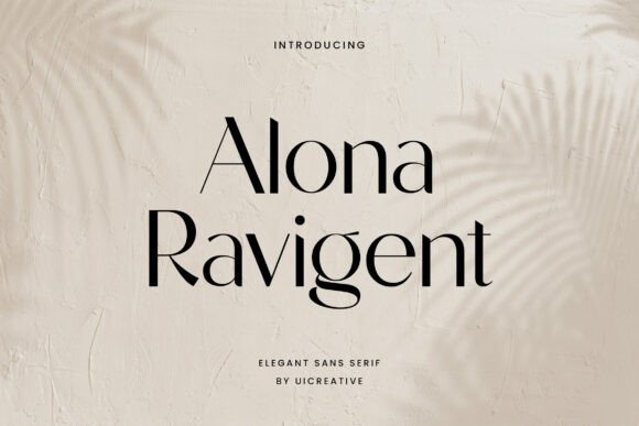 Alona Ravigent Font: Modern Sans Serif for Web Design
