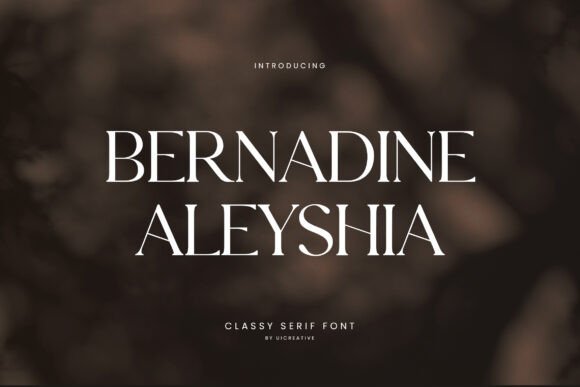Bernadine Aleyshia Font: Elevating Digital Brand Identity