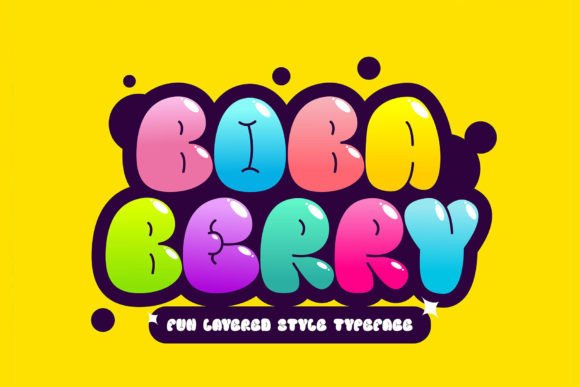 Boba Berry Font: Adding Playful Charm to Your Brand