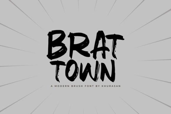 Brat Town Font: Quirky Typography for Digital Campaigns