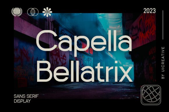 Capella Bellatrix Font: A Sans Serif for Makers