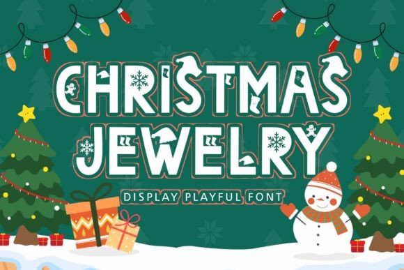 Christmas Jewelry Font: Elevating Holiday Branding