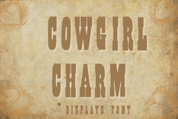 Cowgirl Charm: A Western Display Font with Maker Magic