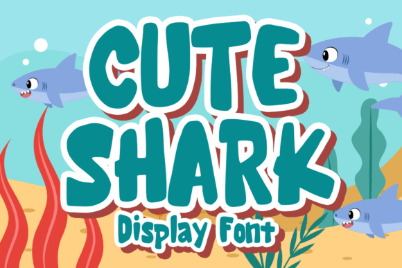 Cute Shark Font: A Playful Typeface for Branding