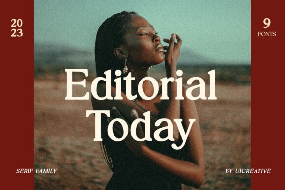 Editorial Font: Elevating Layouts with Slab Serif Style