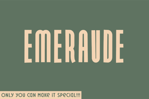 Emeraude Font: Bold Sans Serif for Digital Campaigns