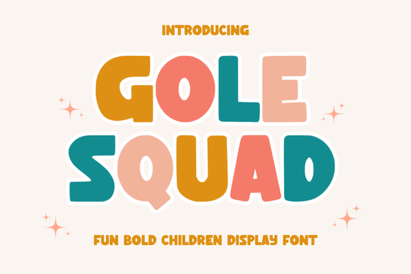 Gole Squad Font: Bold Display Type for Marketing
