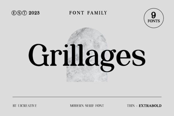 Grillages Font: Elevating Editorial Design