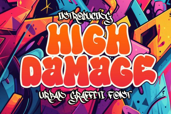 High Damage Font: Urban Branding for Small Business