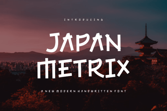 Japan Metrix: A Bold Display Font for Modern Branding Projects