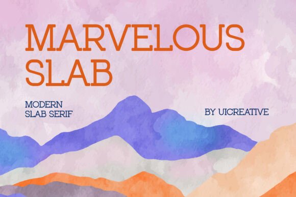Marvelous Slab Font: Elevating Small Business Branding