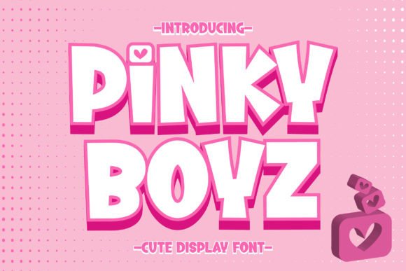Pinky Boyz Font: Whimsical Display Type for Web Design