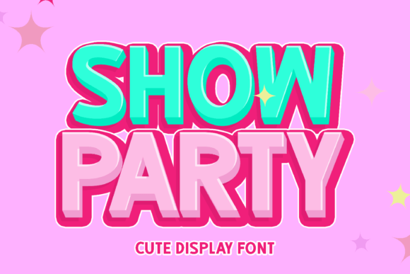 Show Party Font: A Display Typeface for Business Branding
