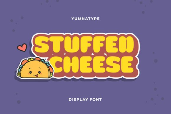 Stuffed Cheese Font: Playful Display Type for Makers