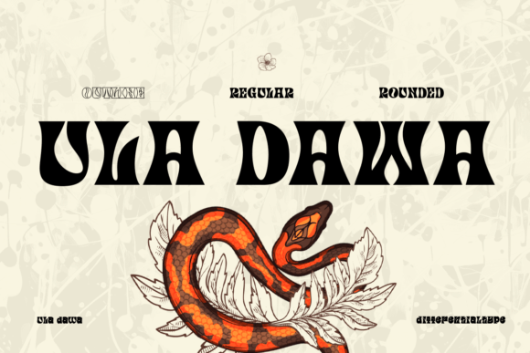 Ula Dawa Font: Retro Charm for Modern Branding
