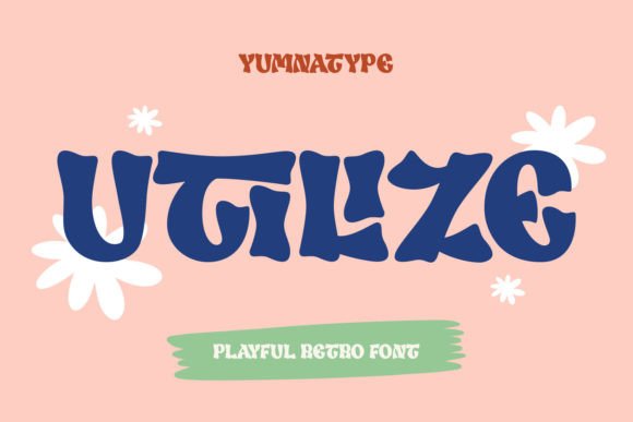 Utilize Font: Bold Retro Branding for Small Business