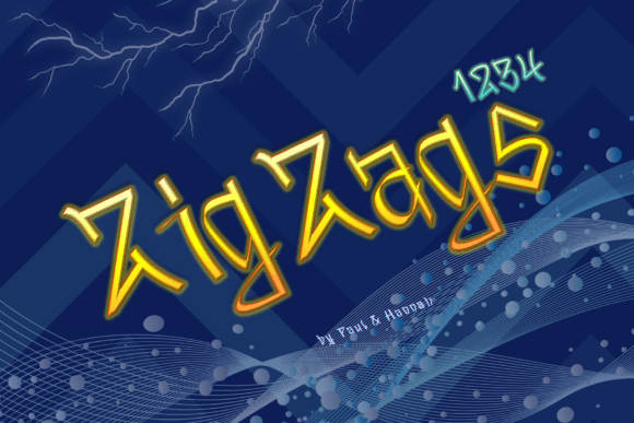 Zigzags 1234 Font Review: Street Style for Branding